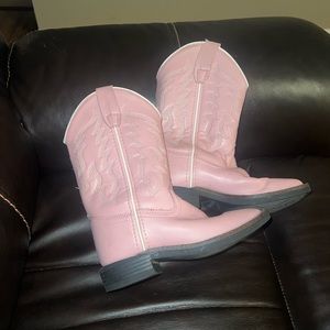 Youth Girls Pink Cowboy Boots